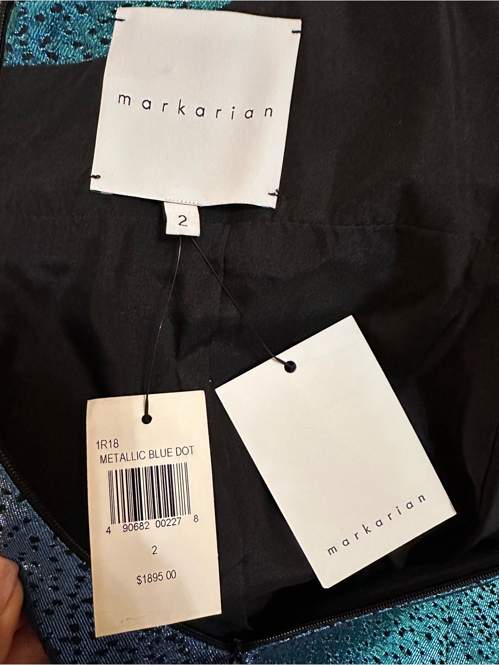 Markarian Acacia Tie-Strap Corset Midi-Dress — image 7 of 7